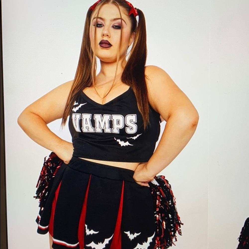 Dracula cheerleader Halloween costume